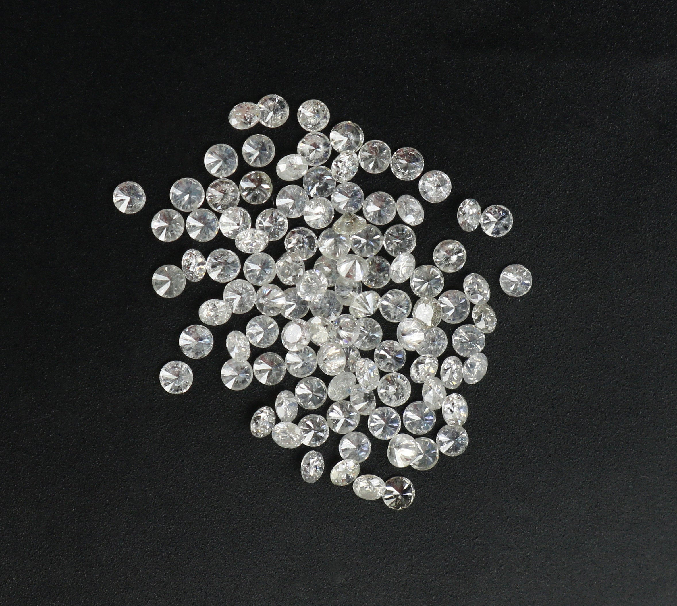 Natural Loose Diamond Round Brilliant Cut G H White Color I1 - I3 Clarity 1.60 to 3.00 MM 100% Real Diamond Q04