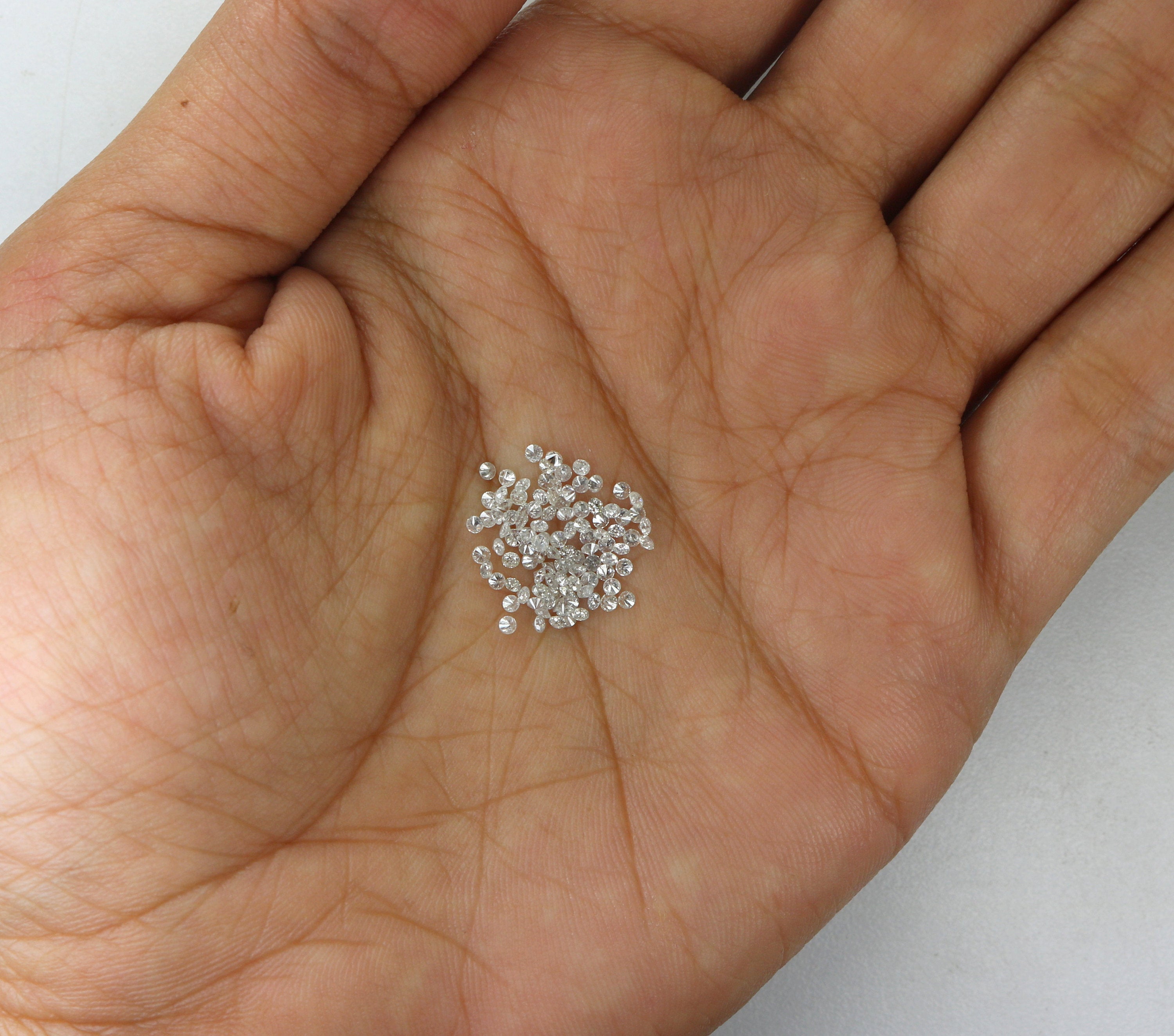 Natural Loose Diamond Round Brilliant Cut G H White Color I1 - I3 Clarity 1.60 to 3.00 MM 100% Real Diamond Q04