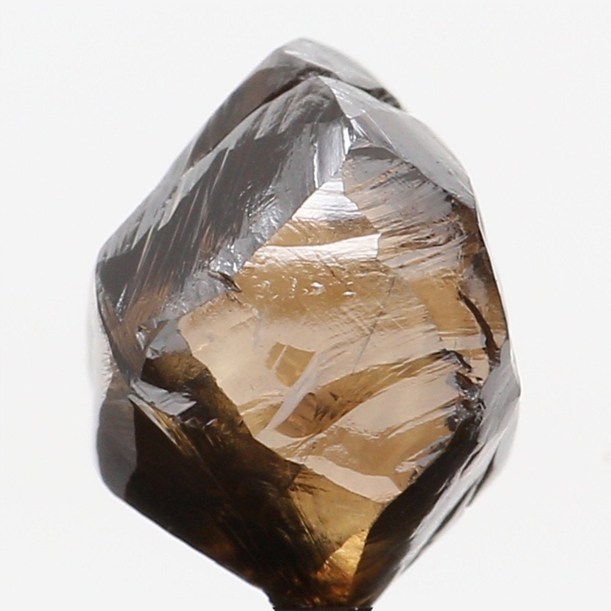 2.08 CT Natural Loose Rough Shape Diamond Brown Color Rough Cut Diamond 6.60 MM Natural Brown Diamond Rough Irregular Cut Diamond QL6300