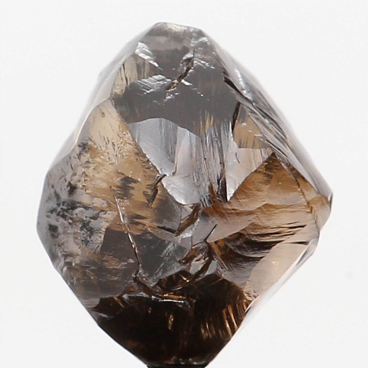 2.08 CT Natural Loose Rough Shape Diamond Brown Color Rough Cut Diamond 6.60 MM Natural Brown Diamond Rough Irregular Cut Diamond QL6300