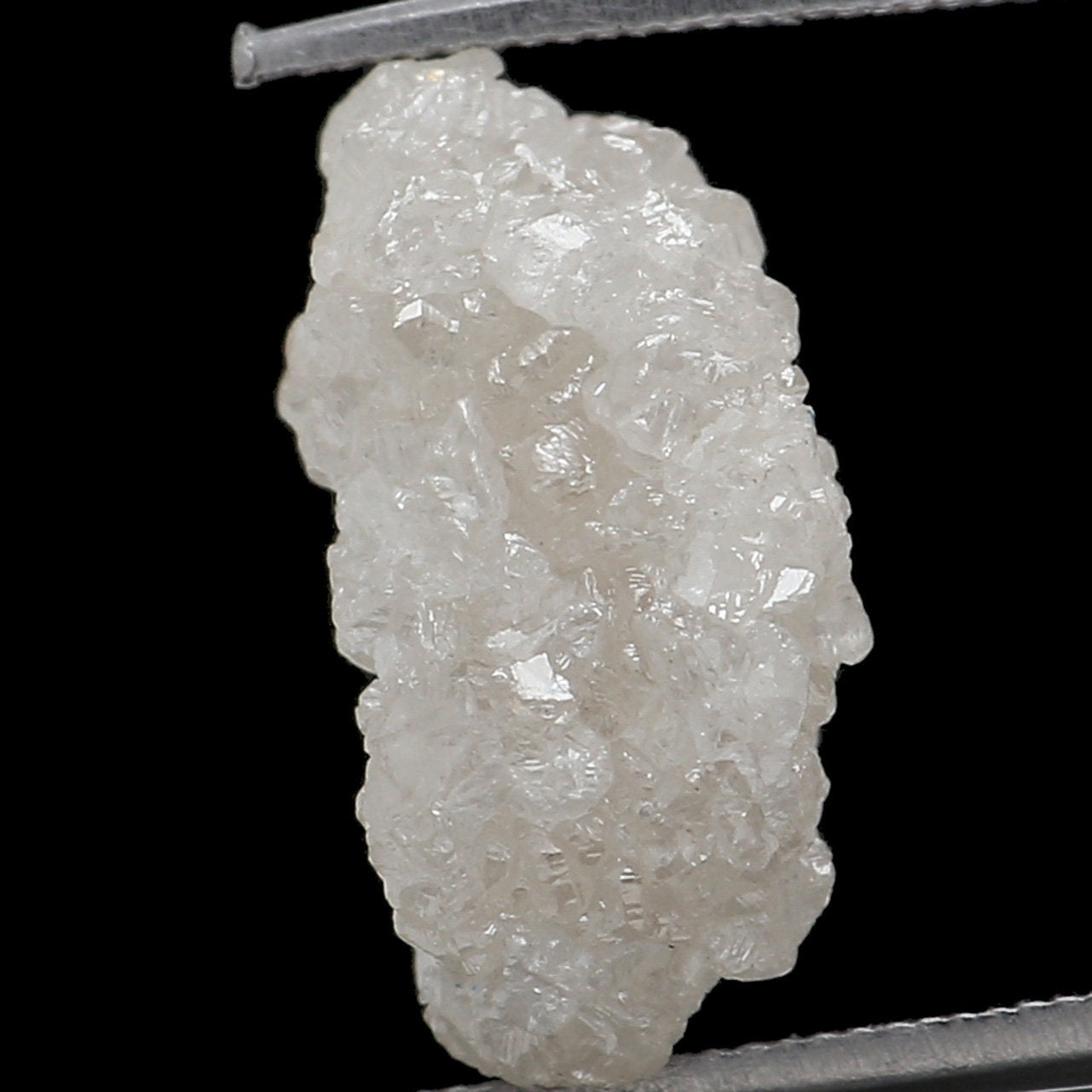 Natural Loose Diamonds Raw Rough Silver Gray I3 Clarity 1 Pcs 1.50+ Carat Q96