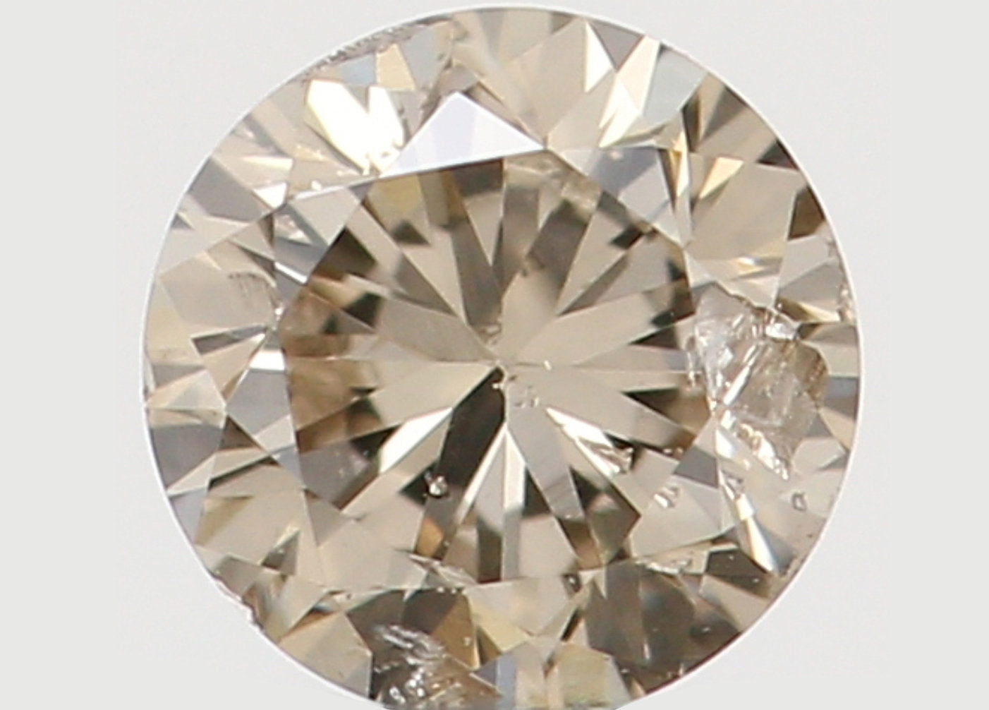 Natural Loose Diamond Round Brown Color I1 Clarity 2.80 MM 0.09 Ct L6268