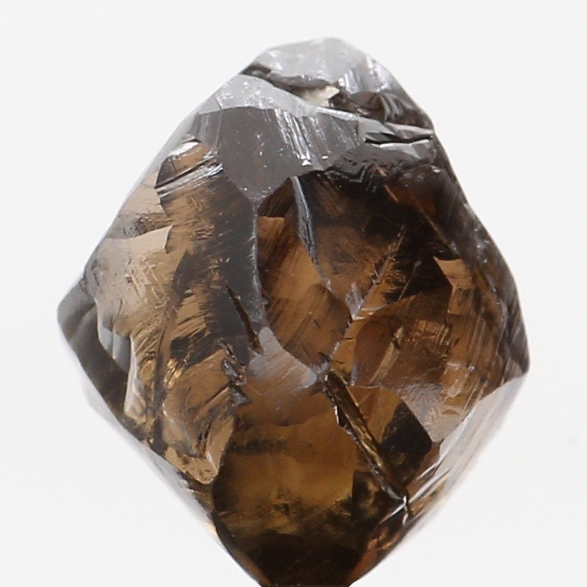 2.08 CT Natural Loose Rough Shape Diamond Brown Color Rough Cut Diamond 6.60 MM Natural Brown Diamond Rough Irregular Cut Diamond QL6300