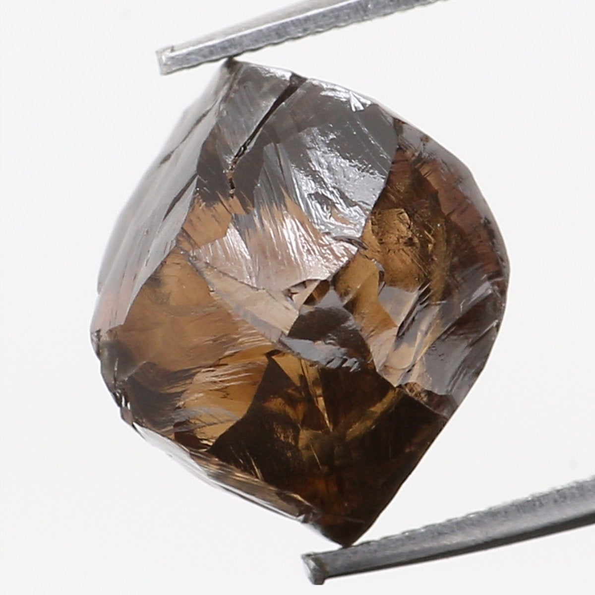 2.08 CT Natural Loose Rough Shape Diamond Brown Color Rough Cut Diamond 6.60 MM Natural Brown Diamond Rough Irregular Cut Diamond QL6300
