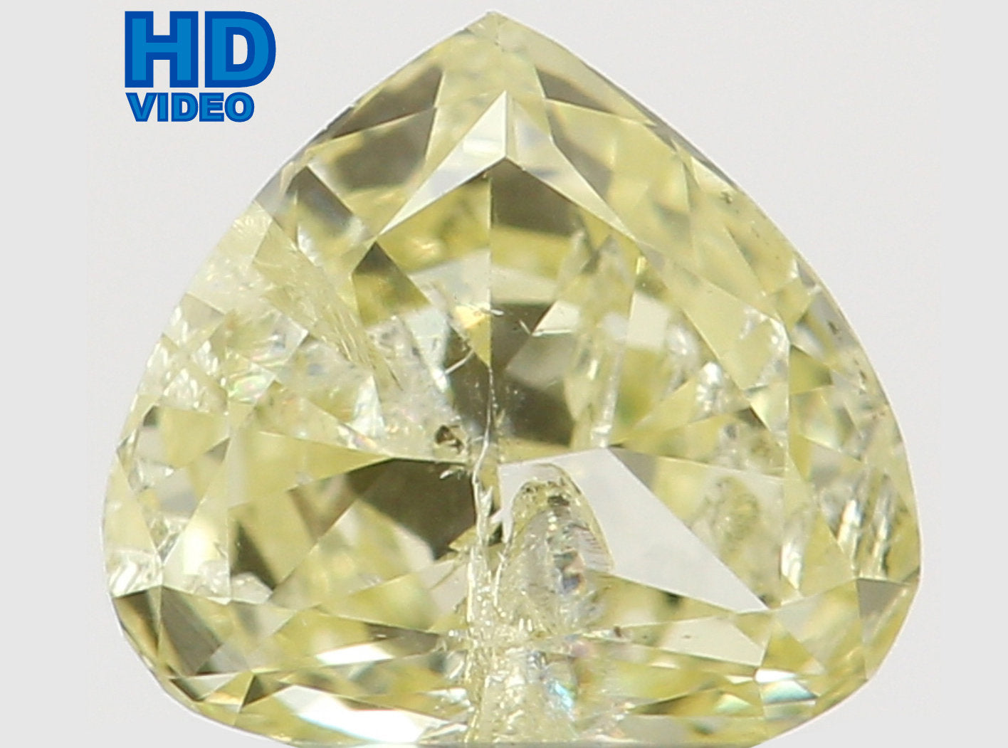 0.22 CT Natural Loose Heart Shape Diamond Yellow Color Heart Diamond 3.70 MM Natural Loose Yellow Color Heart Brilliant Cut Diamond LQ6464