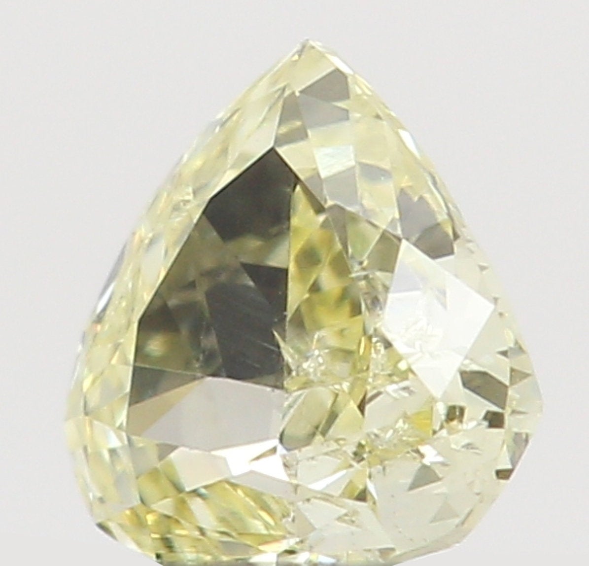 Natural Loose Diamond Heart Yellow Color SI1 Clarity 3.60 MM 0.18 Ct L6473
