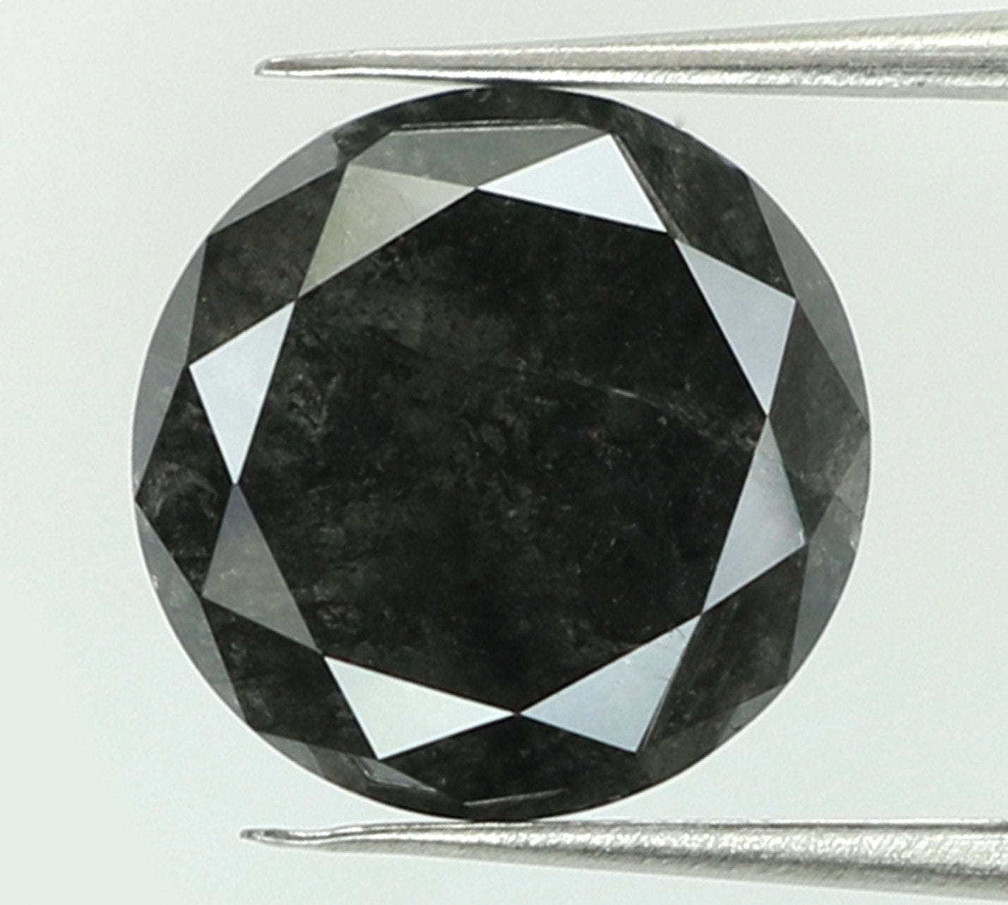 2.59 Ct Natural Loose Round Diamond Black Color Round Diamond 8.30 MM Natural Loose Diamond Black Color Round Brilliant Cut Diamond QL7395