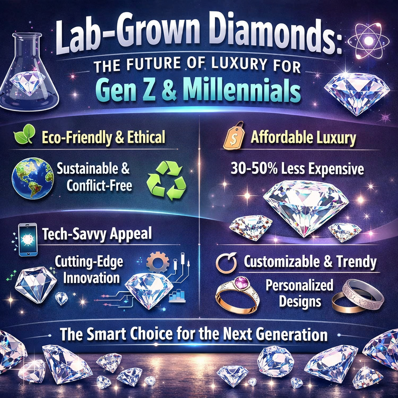 Lab-Grown Diamonds: The Future of Luxury for Gen Z & Millennials