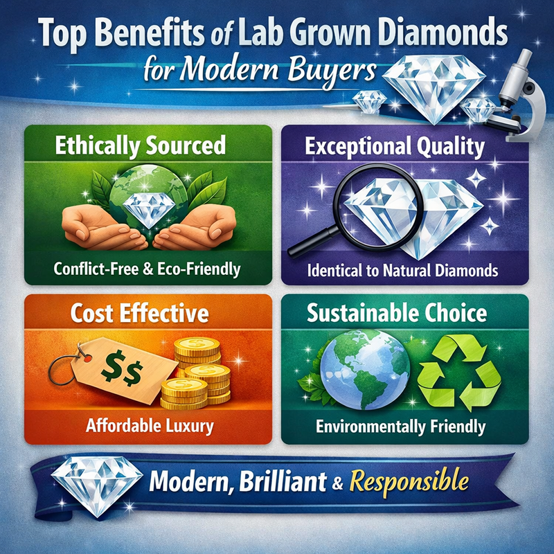 Top Benefits of Lab Grown Diamonds for Modern Buyers