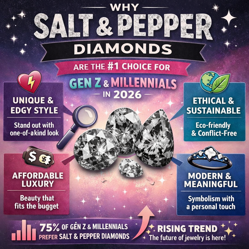 Why Salt and Pepper Diamonds Are the #1 Choice for Gen Z & Millennials in 2026
