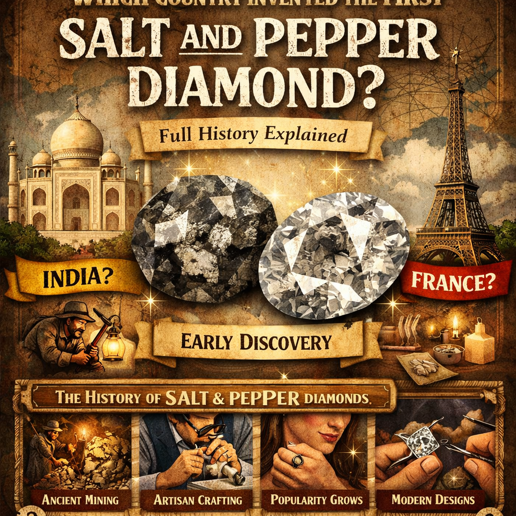 Which Country Invented the First Salt and Pepper Diamond? Full History