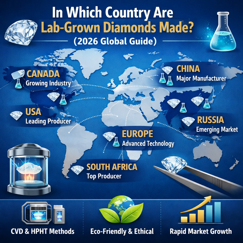 In Which Country Are Lab-Grown Diamonds Made? (2026 Global Guide)