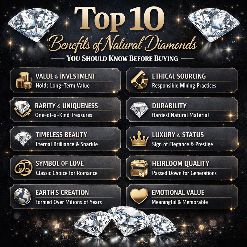 Top 10 Benefits of Natural Diamonds You Should Know Before Buying