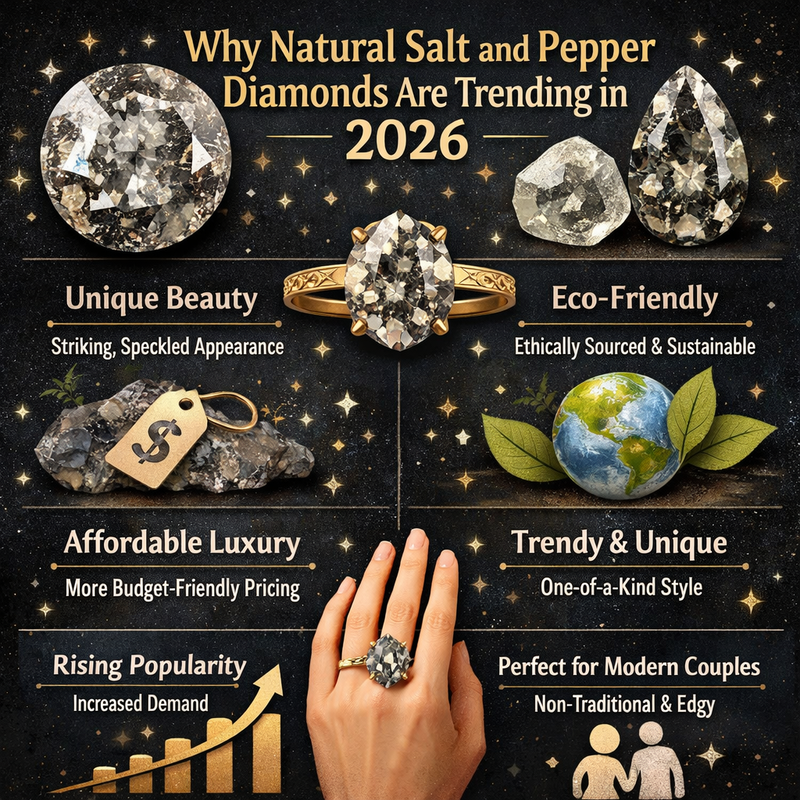 Why Natural Salt and Pepper Diamonds Are Trending in 2026