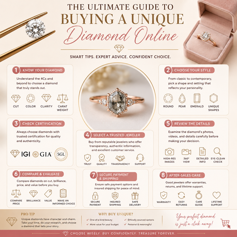 The Ultimate Guide to Buying a Unique Diamond Online