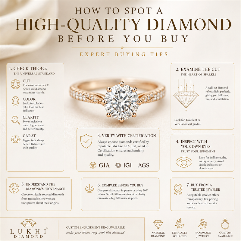 How to Spot a High-Quality Diamond Before You Buy: Expert Buying Tips