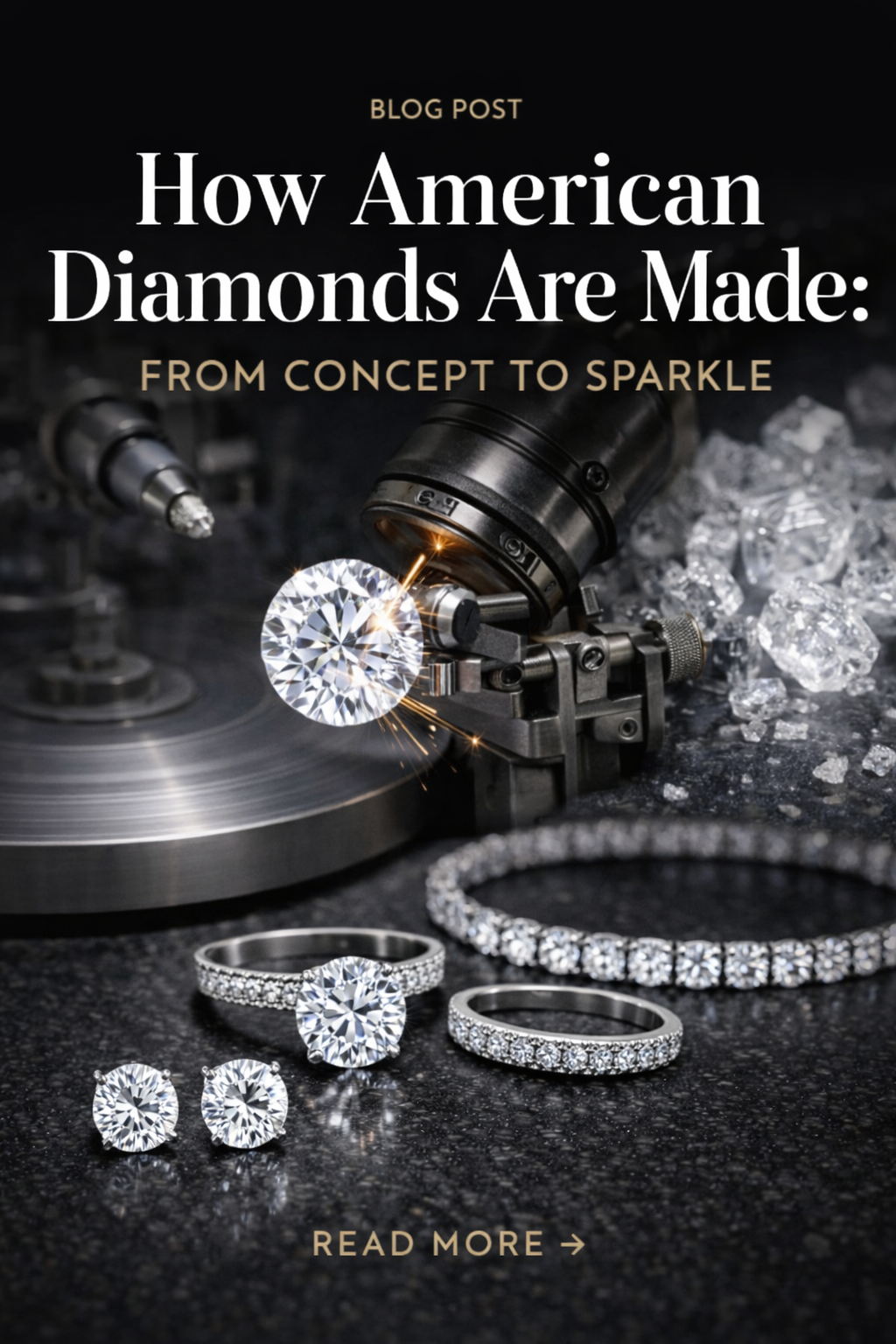 How American Diamonds Are Made: From Concept to Sparkle