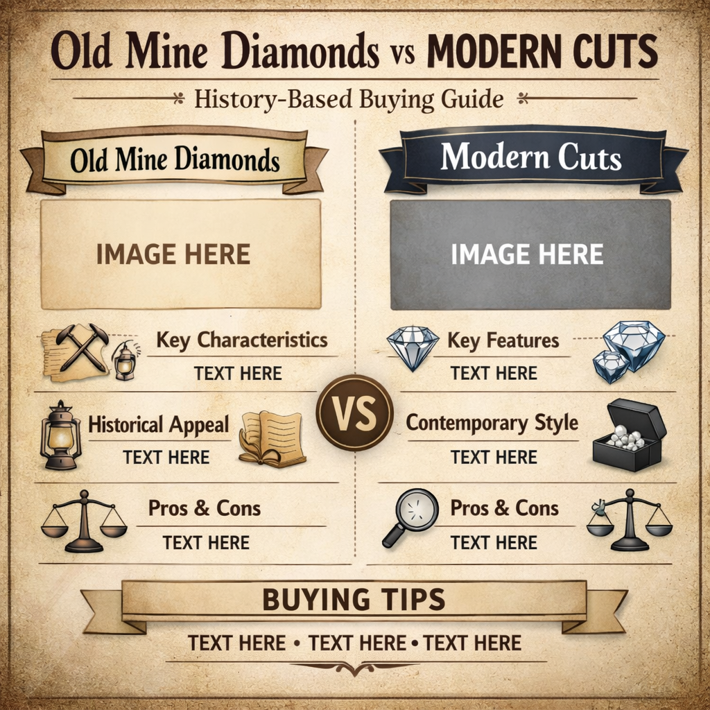 Old Mine Diamonds vs Modern Cuts: History-Based Buying Guide