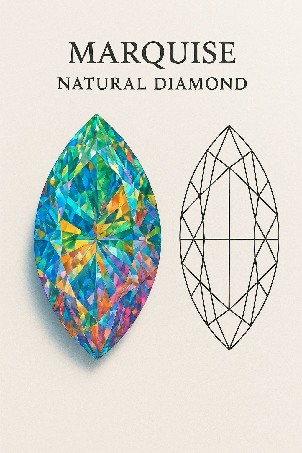 Marquise Shape Natural Diamond: Top Color & Clarity Choices Explained