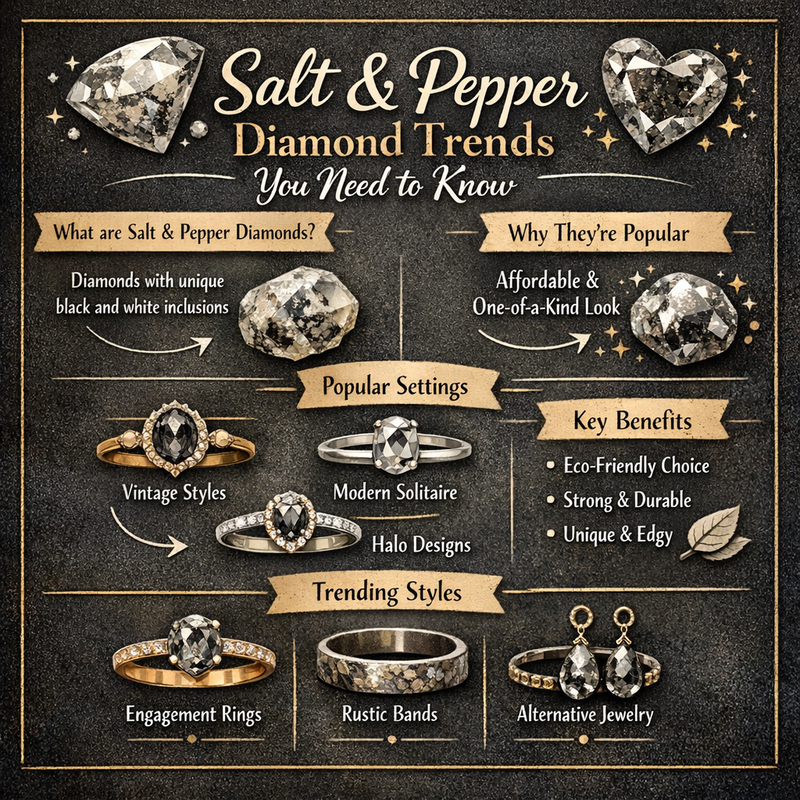 Salt and Pepper Diamond Trends You Need to Know