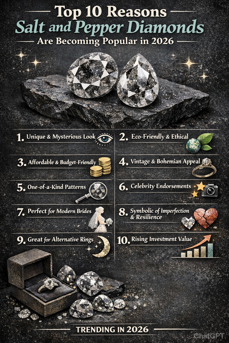 Top 10 Reasons Salt and Pepper Diamonds Are Becoming Popular in 2026
