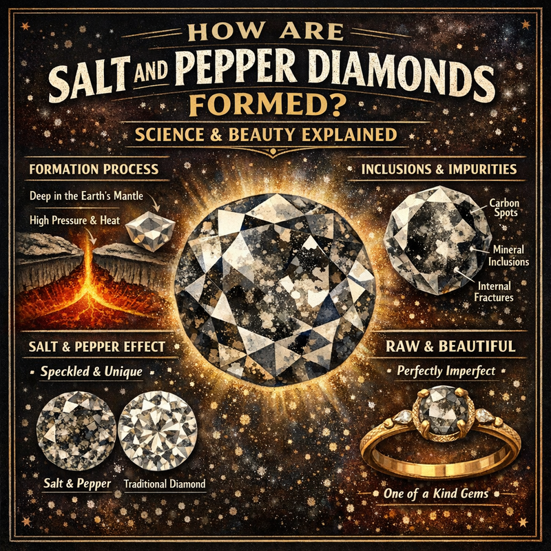 How Are Salt and Pepper Diamonds Formed? Science & Beauty Explained