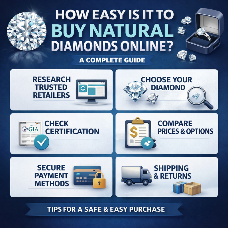 How Easy Is It to Buy Natural Diamonds Online? A Complete Guide