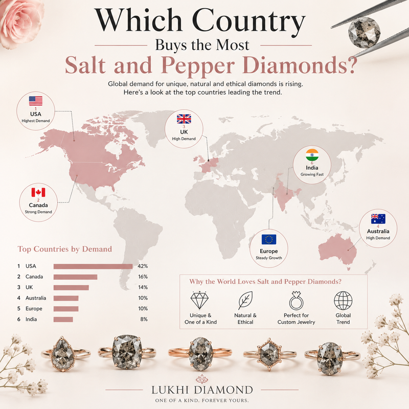 Which Country Buys the Most Salt and Pepper Diamonds?