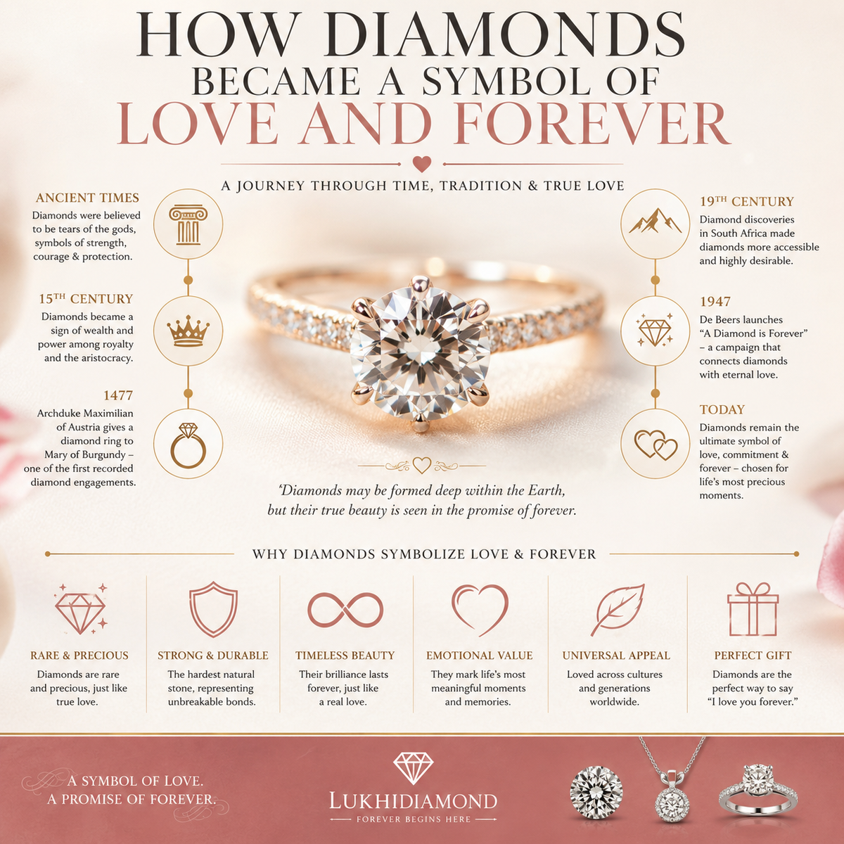 How Diamonds Became a Symbol of Love and Forever