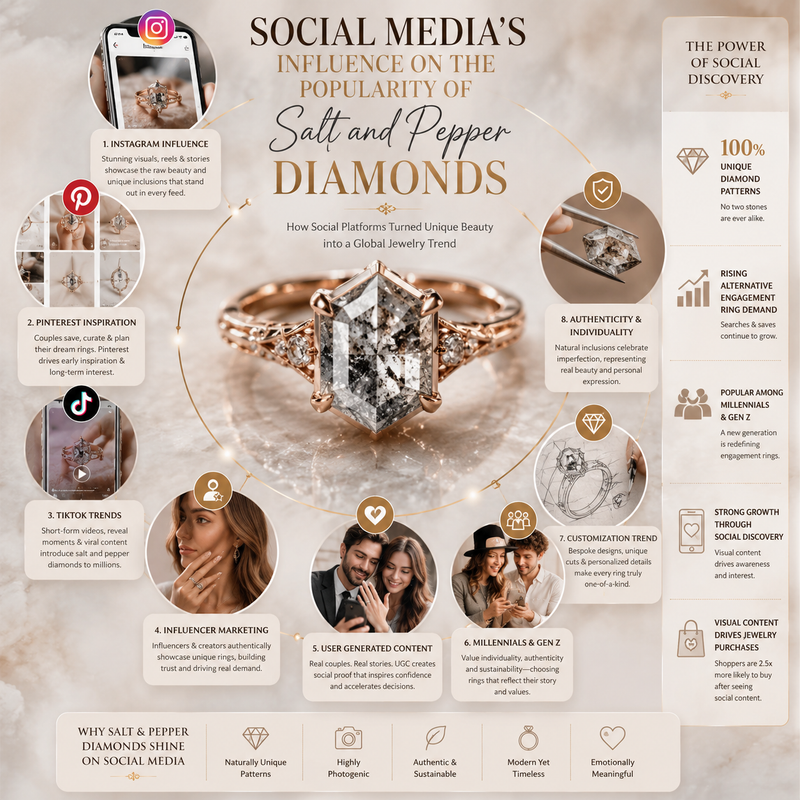 Social Media's Influence on the Popularity of Salt and Pepper Diamonds