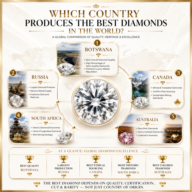 Which Country Produces the Best Diamonds in the World?