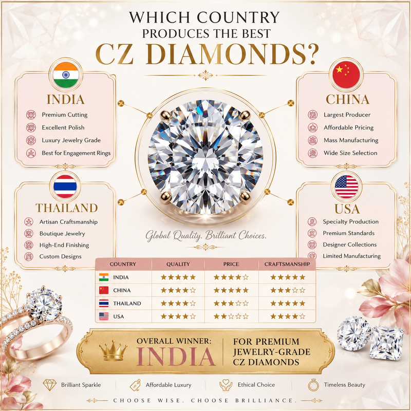 Which Country Produces the Best CZ Diamonds?