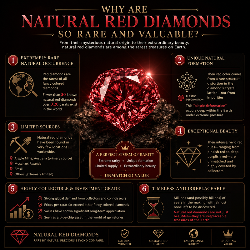 Why Are Natural Red Diamonds So Rare and Valuable?