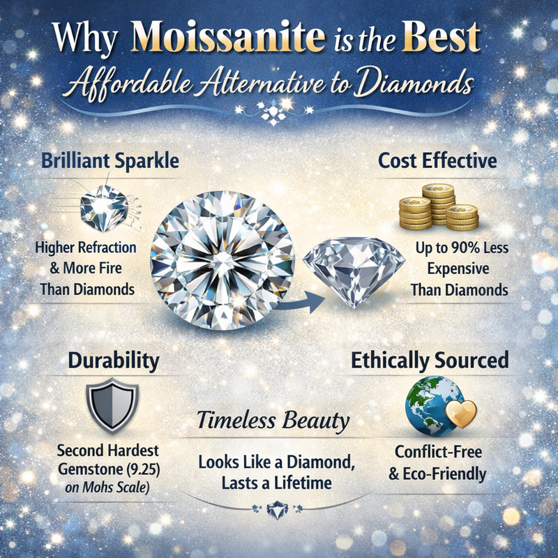 Why Moissanite is the Best Affordable Alternative to Diamonds