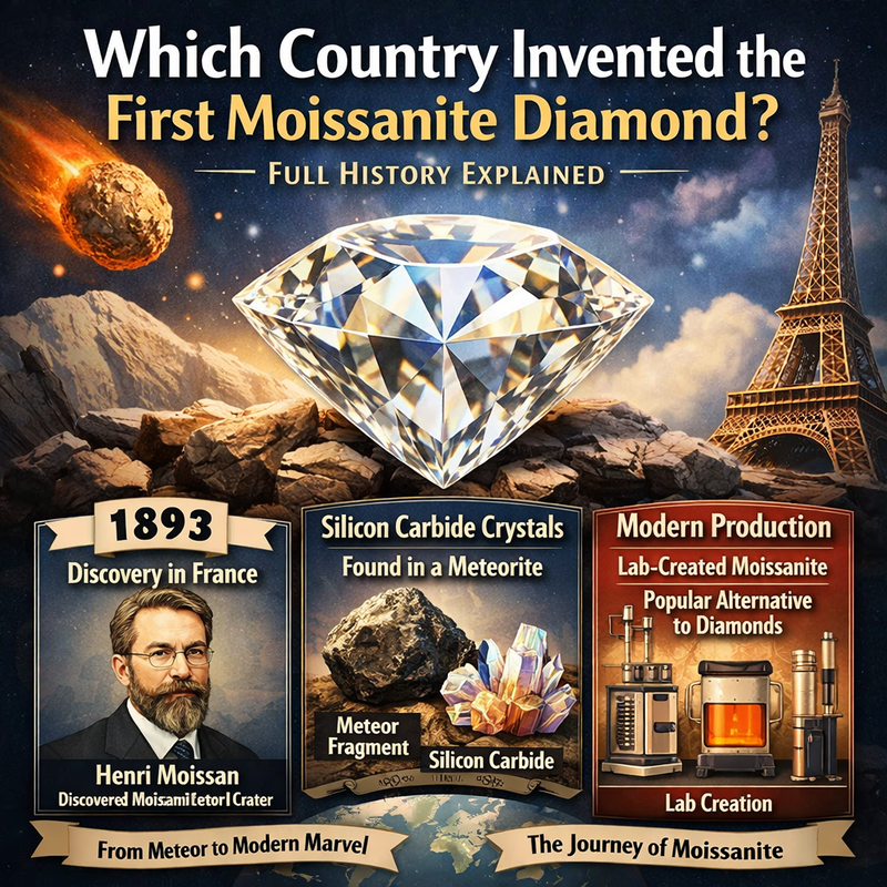 Which Country Invented the First Moissanite Diamond? Full History Explained