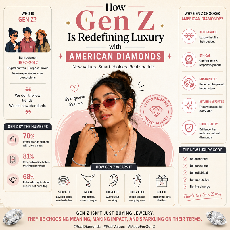 How Gen Z Is Redefining Luxury with American Diamonds