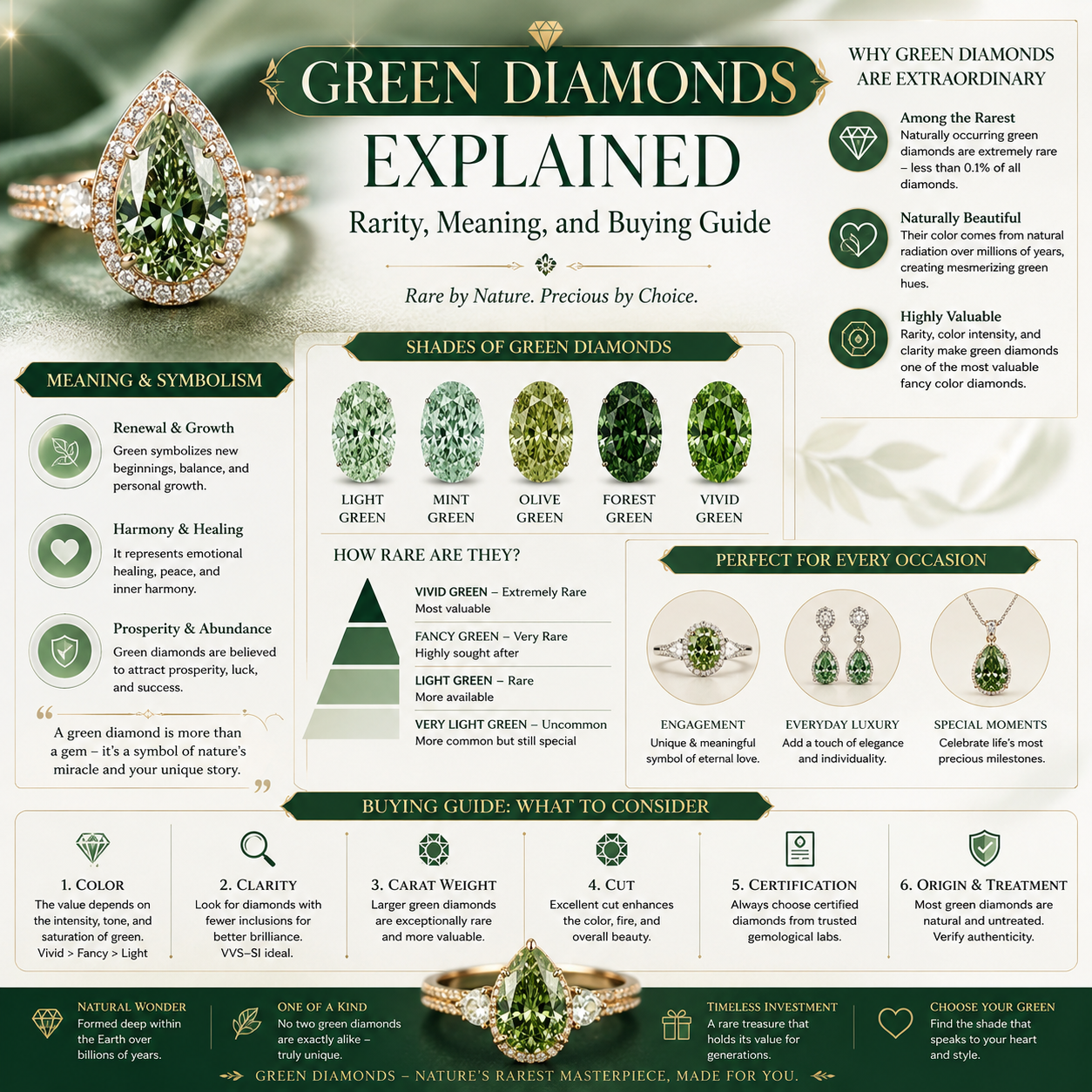 Green Diamonds Explained: Rarity, Meaning, and Buying Guide