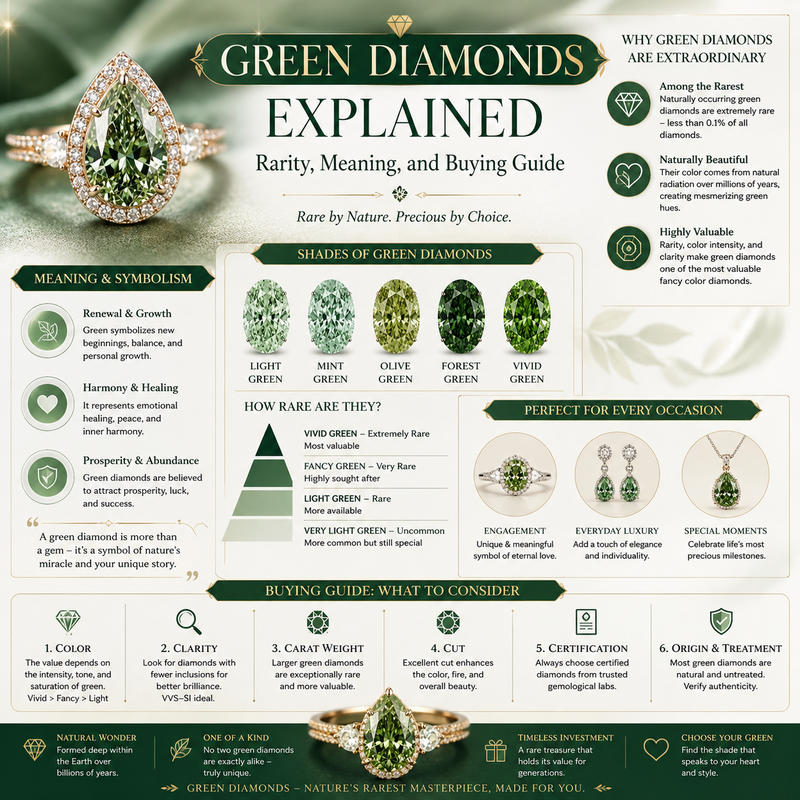 Green Diamonds Explained: Rarity, Meaning, and Buying Guide