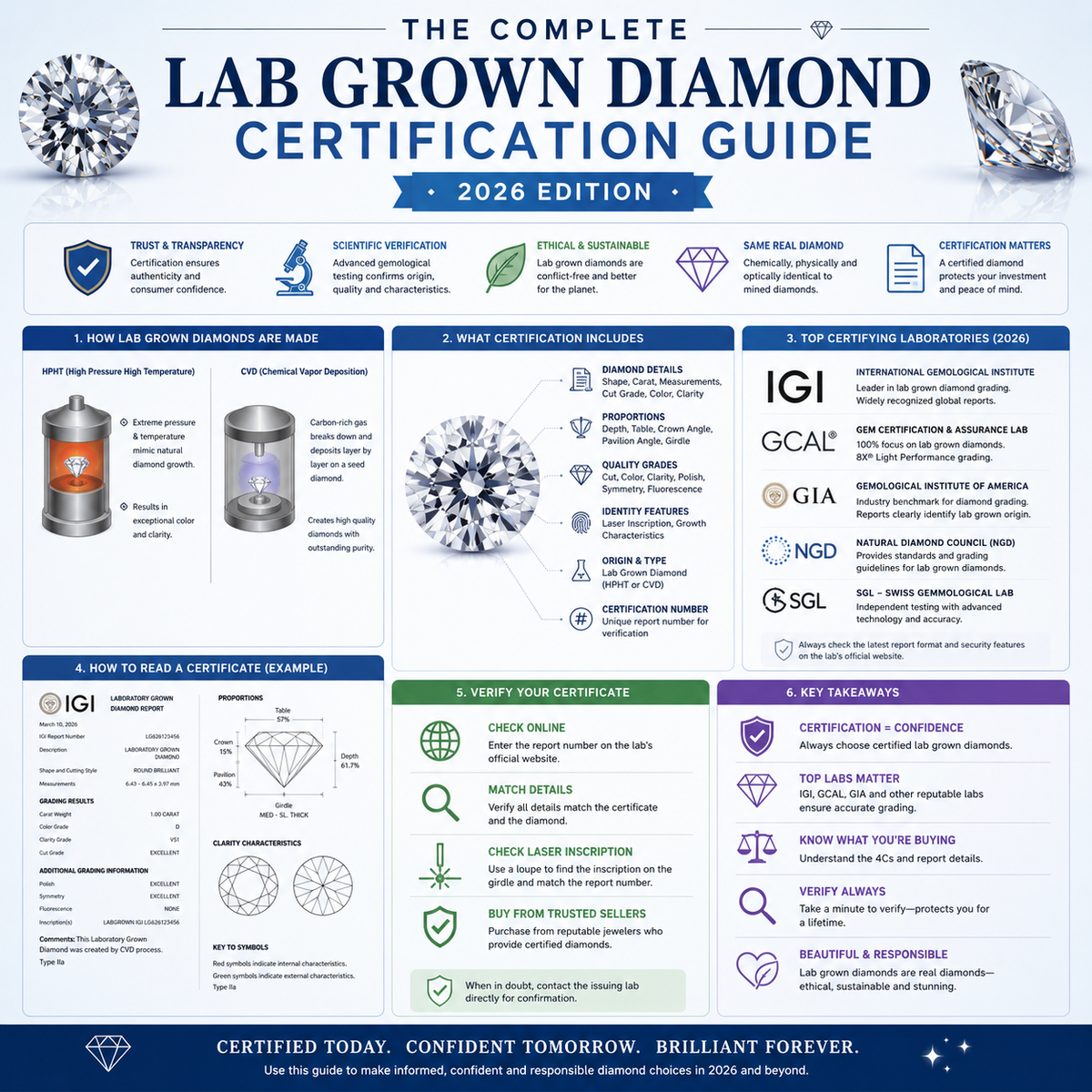 Lab Diamond Guide.pdf Complete Lab Grown Diamond Certification Guide (2026 Edition)