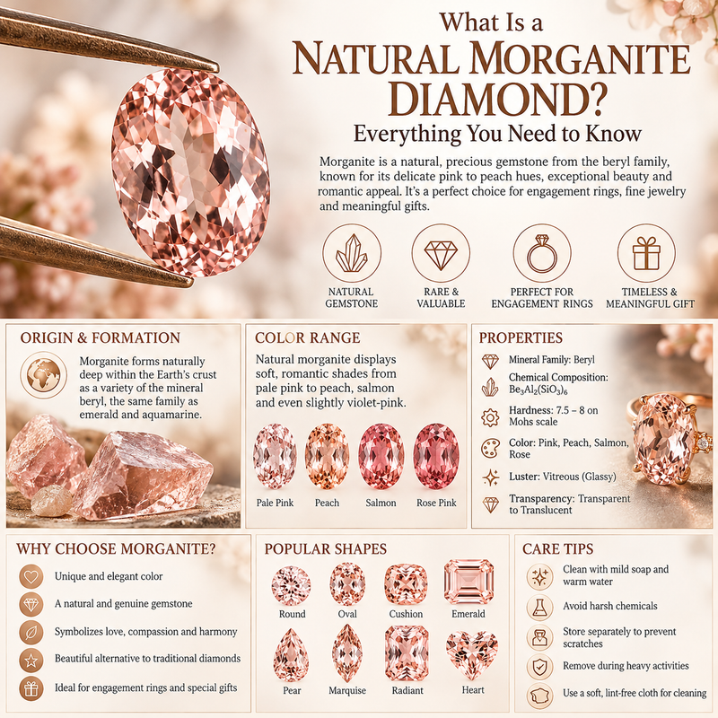 What Is a Natural Morganite Diamond? Everything You Need to Know