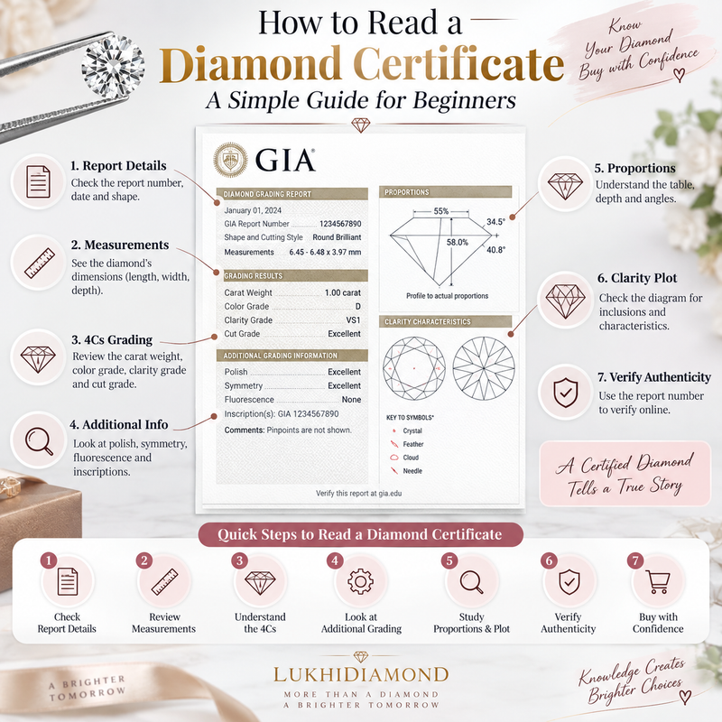 How to Read a Diamond Certificate: A Simple Guide for Beginners