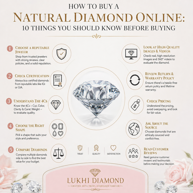 How to Buy a Natural Diamond Online: 10 Things You Should Know Before Buying