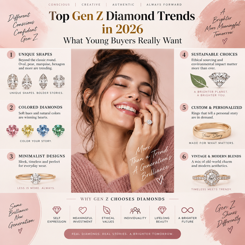 Top Gen Z Diamond Trends in 2026: What Young Buyers Really Want