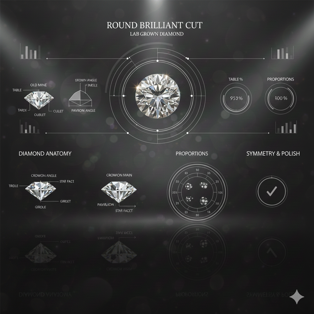 Round Brilliant Cut Lab Grown Diamond: The Ultimate Luxury Guide