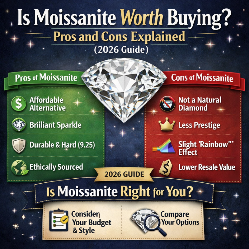 Is Moissanite Worth Buying? Pros and Cons Explained (2026 Guide)