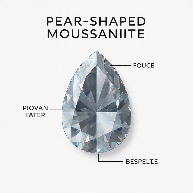 Moissanite Pear Cut Buying Guide: Size, Clarity &amp; Sparkle Explained