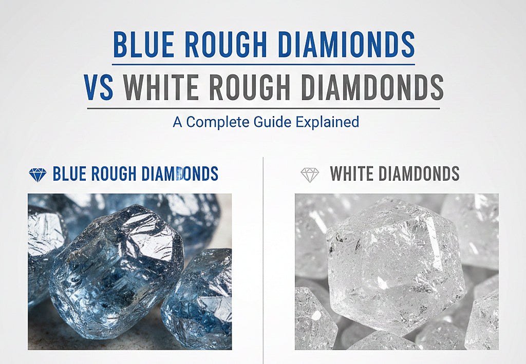 Blue Rough Diamonds vs White Rough Diamonds: A Complete Guide Explained