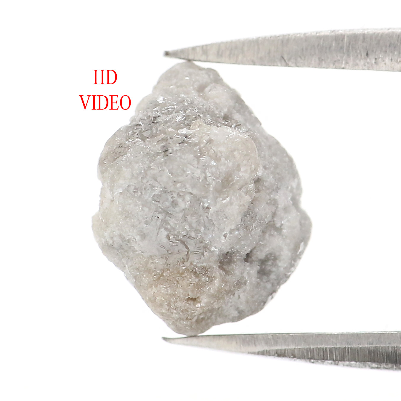 3.03 CT Natural Loose Rough Shape Diamond Grey Color Rough Cut Diamond 9.45 MM Natural Loose Grey Color Rough Irregular Cut Diamond KQ2658