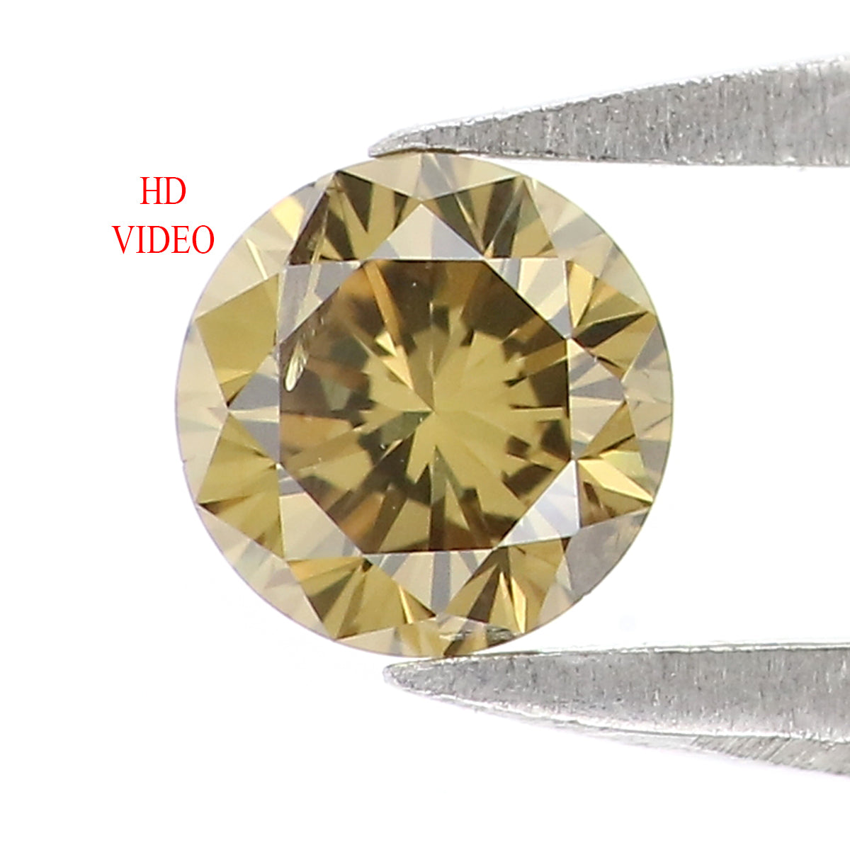 0.29 Ct Natural Loose Round Shape Diamond Green Color Round Diamond 4.10 MM Natural Green Color Diamond Round Brilliant Cut Diamond LQ6433