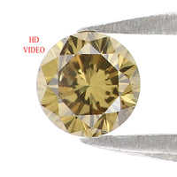 Natural Loose Round Brilliant Cut Diamond, Green Color Diamond, Natural Loose Diamond, Round Diamond, 0.29 CT Round Shape Diamond L6433